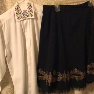 Ladies Blouse & Skirt